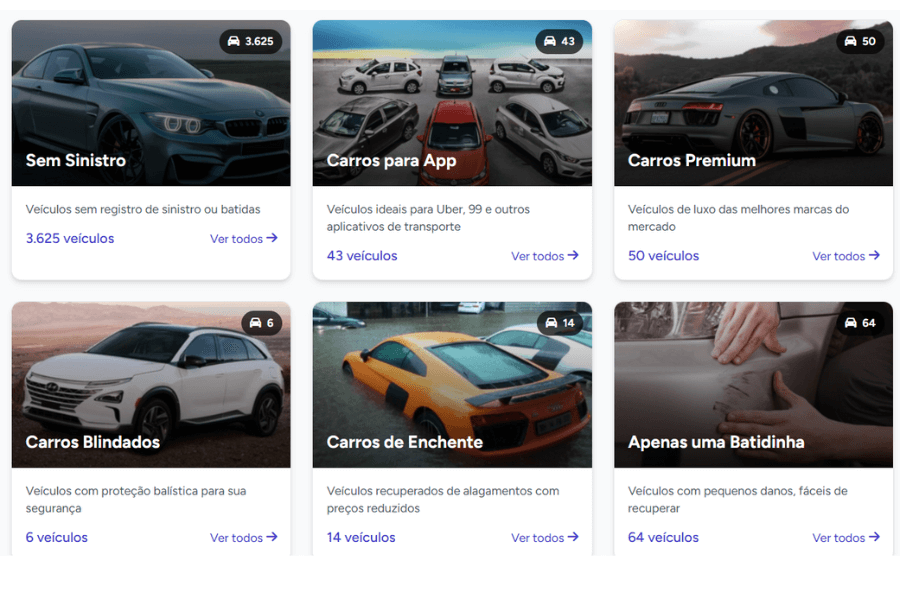 Categorias especiais